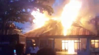 Breaking News: Kantor Dinsos Kota Kendari Dilalap Sijago Merah