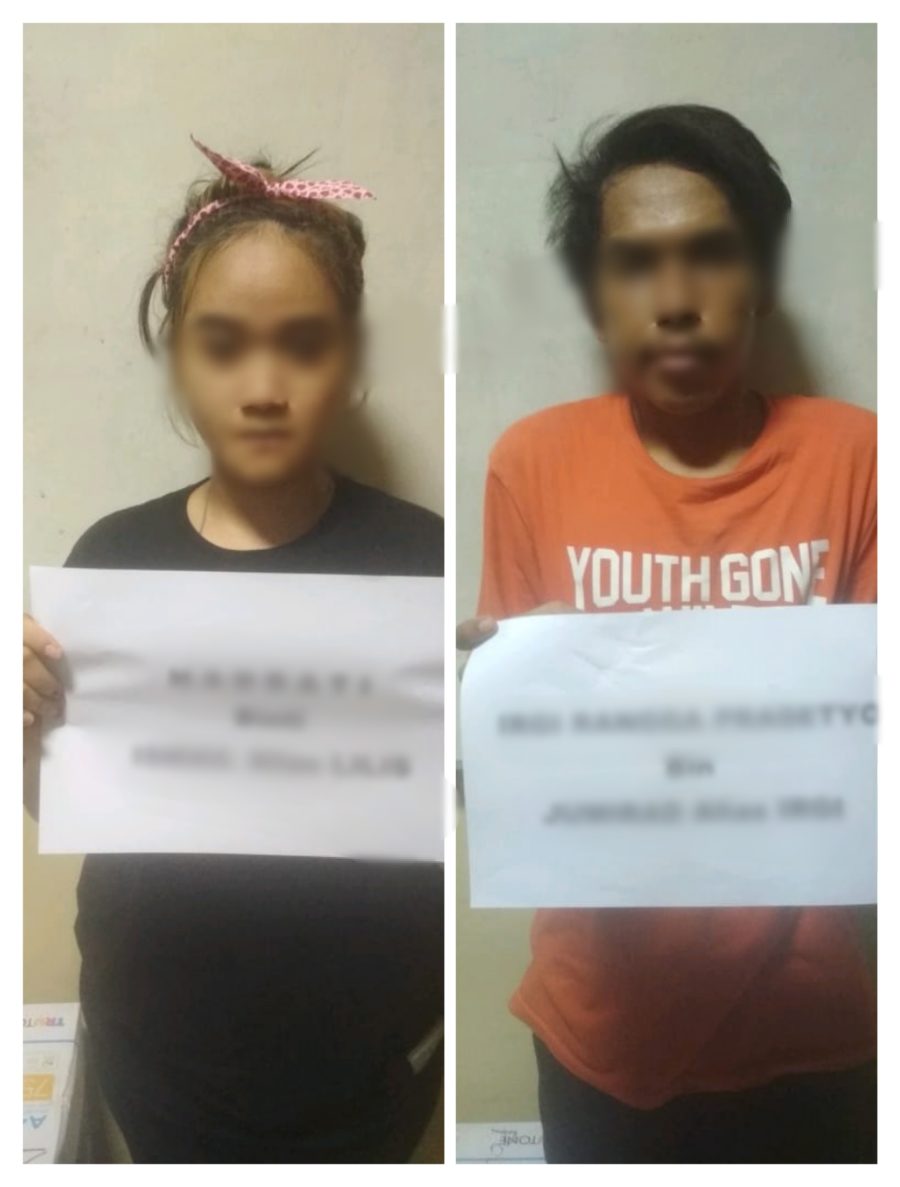 Driver Online dan Wanita di Kendari Diciduk Polisi Karena Simpan Sabu