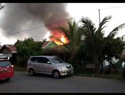 Rumah Milik Perwira Polisi di Kolaka Terbakar