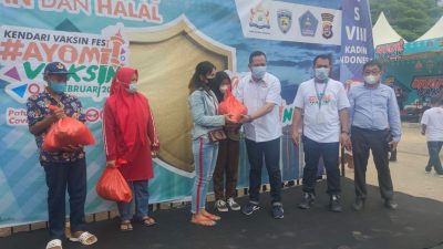 Kolaborasi Kadin dan IMI Sultra Gelar Vaksin Berhadiah di Kendari