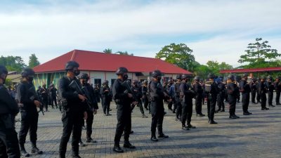 Satu Kompi Brimobda Sultra Dikirim ke Papua Amankan PT Freeport