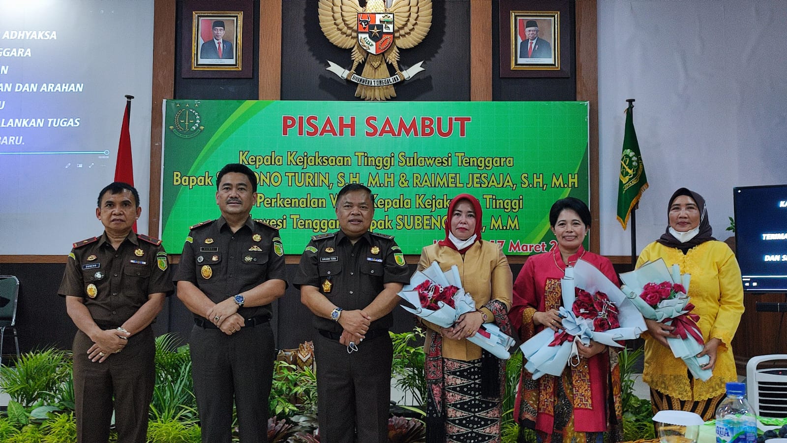 Pisah Sambut Kajati, Sarjono Bangga Pernah Mengabdi di Sultra