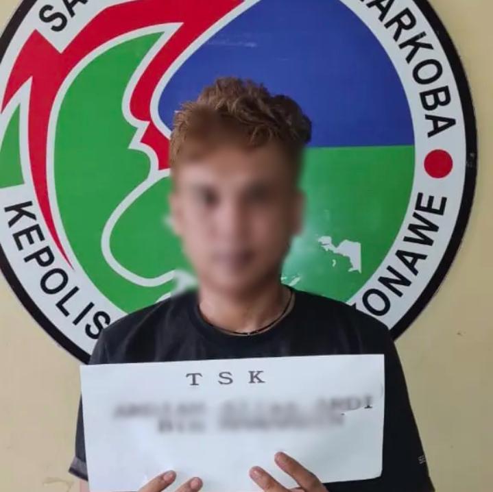 Miliki Sabu, Satu Warga Asinua Dibekuk Polisi di Depan RSUD Konawe