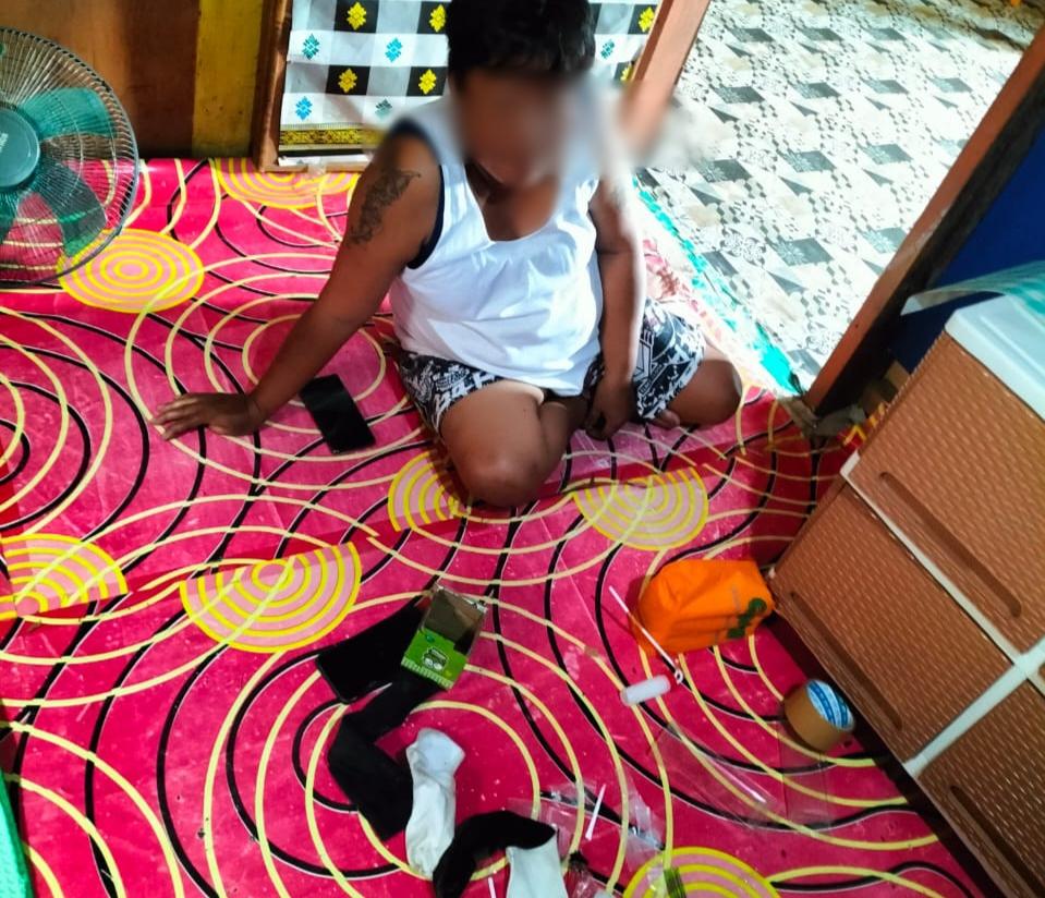 Polsek Rate-rate Berhasil Bekuk Wanita Paruh Baya Pengedar Sabu di Koltim