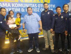 IMI Sultra Santuni Keluarga Alm Kuntet dan Beri Bantuan Anak Yatim