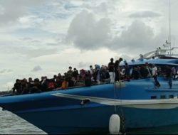Pemudik di Kendari Membludak, Kapal Over Kapasitas Bahayakan Penumpang