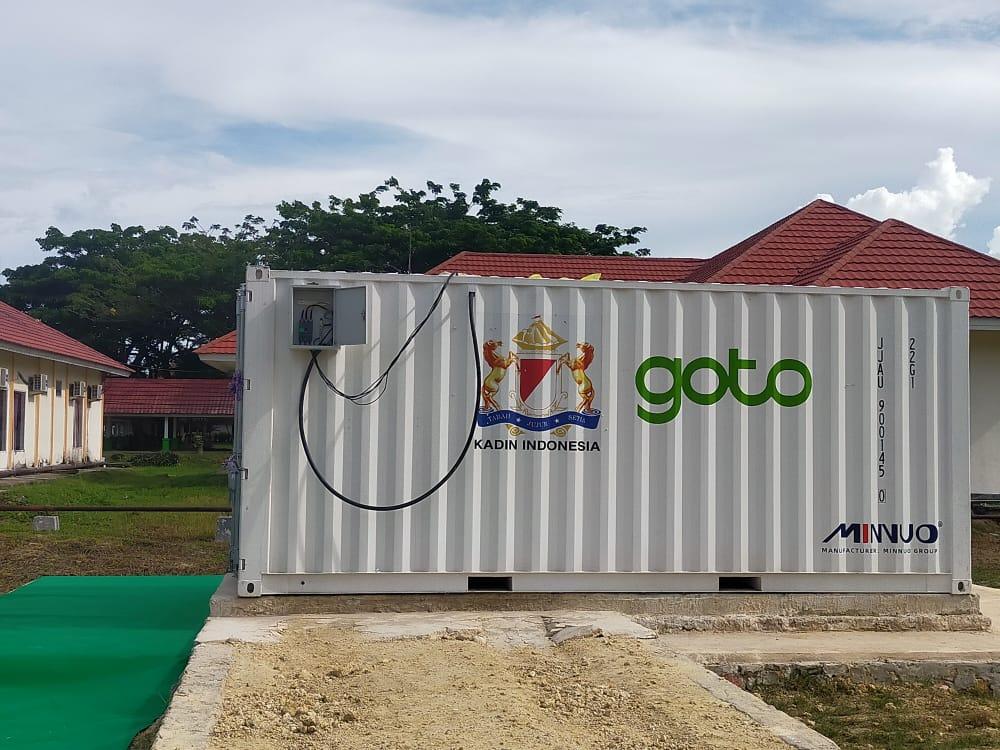 RSUD Kendari Terima Satu Kontainer Mesin Oksigen dari Kadin Sultra