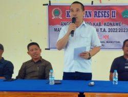 Lakukan Reses Rusdianto Serap Aspirasi di Wawotobi