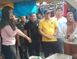 PJ Bupati Dan Ketua DPRD Konawe Kunjungi Pasar Murah Amonggedo