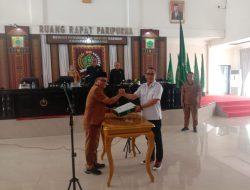 Dewan Konawe Terima Dua Ranperda Untuk Dibahas Lebih Lanjut Oleh Tim Kerja