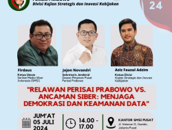 Diskusi Perisai Prabowo dan SMSI:  Menjaga Data Nasional dari  Ancaman Serangan Siber