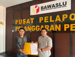 Korpus BEM Se-Sultra Laporkan Cagub Asr ke Bawaslu RI Terkait Dugaan Politik Uang