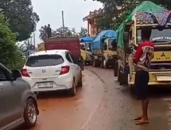 Aktivitas Hauling Ore Nikel di Kelurahan Tononggeo Kendari Picu Kemacetan, Pemerintah Diminta Bertindak