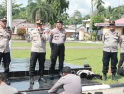 Polres Konsel Intensifkan Latihan Dalmas Jelang Hari Buruh Nasional 2025